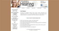 Desktop Screenshot of kincardinehearingclinic.com